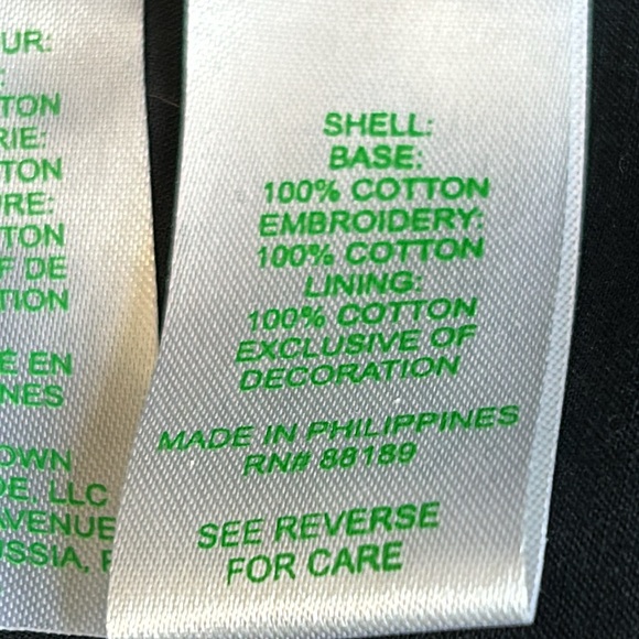 Lilly Pulitzer Priscilla Long Sleeve Black Eyelet Dress Sz 14 - Picture 12 of 12